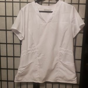 Greys Anatomy Scrub Top XL white